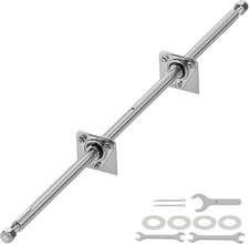 Heavy Duty DIY Steel 44" Go Kart Live Axle Kit 1" Diameter 3/4" Step down 3/4-16