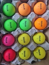 Volvik Vimat Golf Balls  X12 Mixed Colours Pearl Grade Ref VK3