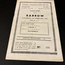 Workington v Barrow 1961/62