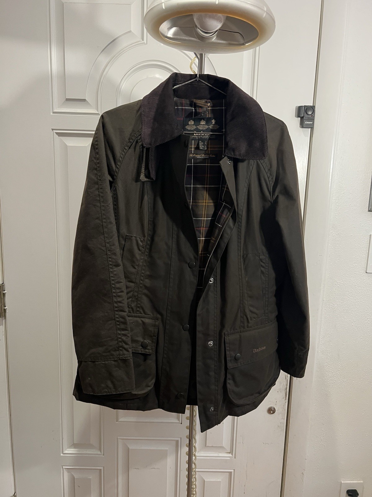 Barbour Beadnell Wax Tartan Jacket Waterproof Heritage Coat