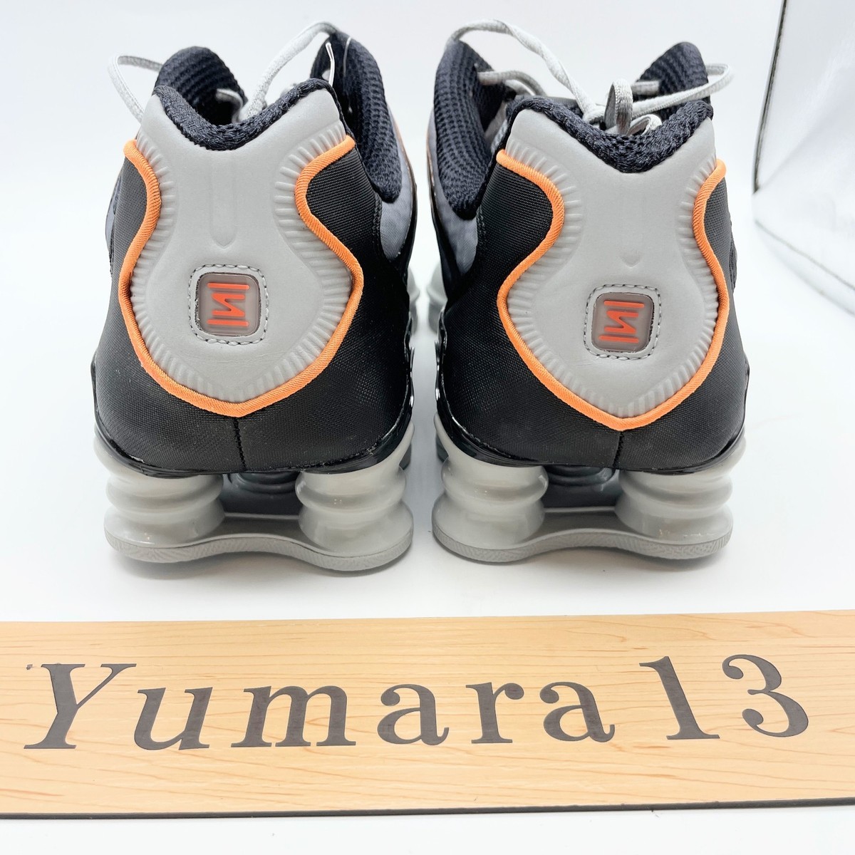 Nike Shox TL Bright Mandarin Grey Orange AV3595-011 Men's Size | eBay