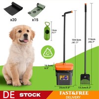 Hundekotschaufel Kehrschaufel Hunde Rechen Schaufel Hundekot Scooper Lange Griff