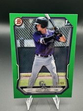 2026 Bowman 1st Green Parallel /99 Matt Klein BP-146 Colorado Rockies