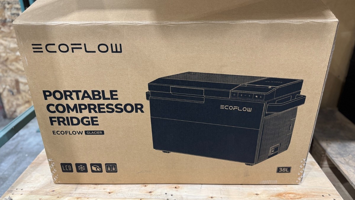 EcoFlow GLACIER Portable Fridge Freezer Ice Maker AS IS FOR PARTS