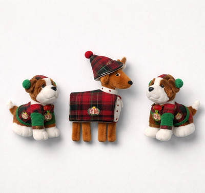 The Elf on the Shelf Elf Pets Saint Bernard Dog (2) and Reindeer  Plush Outfits 