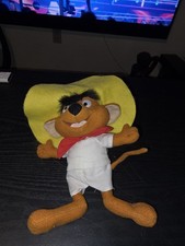 Vintage 1997 Ace Novelty Looney Tunes Speedy Gonzales plush toy