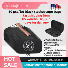 10 pcs/lot black stethoscope bags shipped from the US warehouse