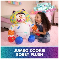 Gabby's Dollhouse: The Movie, Jumbo 32-inch Cookie Bobby Plush Toy NWT