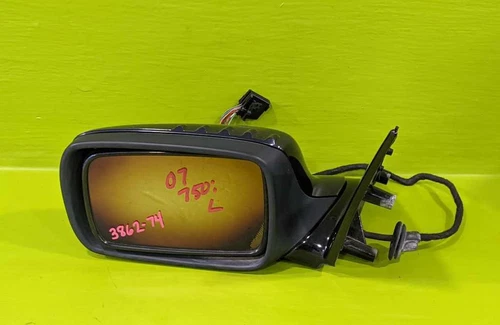 07 08 BMW 750i DRIVER LEFT SIDE VIEW MIRROR W/AUTO DIM OEM 3862-74