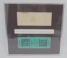 First Automated Airline Boarding Pass May 28 2002 Southwest Dallas TX Texas