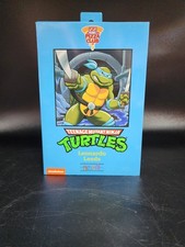 TMNT Neca Ninja Turtles Ultimate Leonardo Figure Pizza Club Shredder NIB