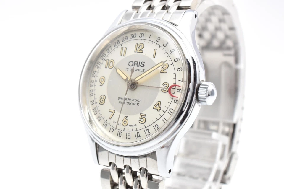 【EXC+5】 ORIS Big Crown 302-7285B Pointer Date Silver Hand Winding Mens Watch - Image 3 of 4