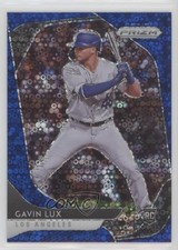2020 Panini Prizm Tier II Quick Pitch Blue Donut Circle /199 Gavin Lux #198 n3g