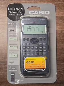 Casio FX83GTX Calculatrice scientifique avec 276 Fonctions - noir