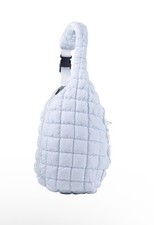 Pickle O Joe Quilted Sling Bag - Dusty Grey light Blue