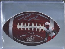 2011 Leaf Ultimate Draft Football Die-Cuts 22/49 Prince Amukamara Auto z5i
