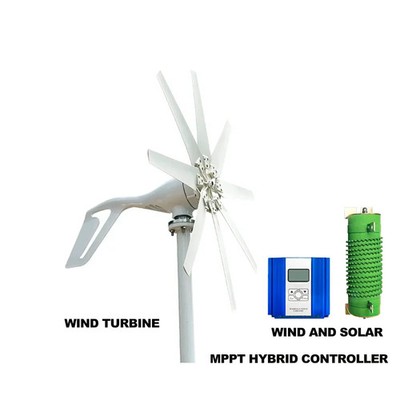 Windrad Power mit Solarmodul kombinierbar 1000w Hybrid-Strom