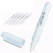 White Liquid Chalk Pen/Marker For Glass Windows Chalkboard Blackboard  US M8B1