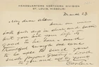 Henry Clark Corbin – U.S. Army Adjutant General – Autographed Letter (ALS)
