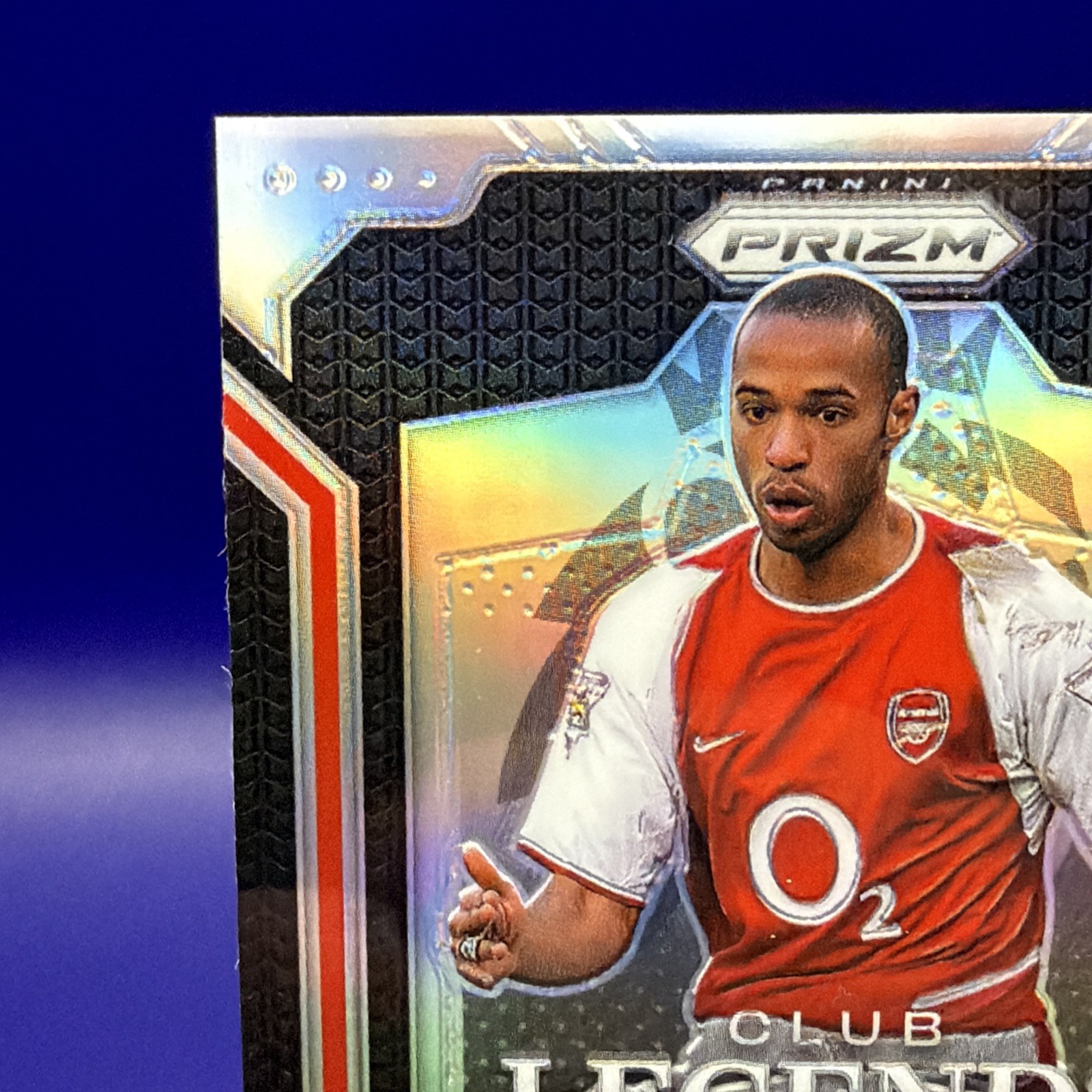 Thierry Henry - 2024-25 Panini Prizm Premier League Silver Club Legends Auto /99 view 2