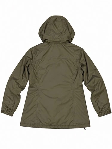 Eddie Bauer Men’s Small Olive Green Hooded Jacket WeatherEdge Outdoor Coat image 2
