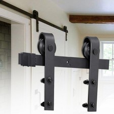 Set Laufschiene Stahl Montageset Schiebetürsystem Türführung Schiebetürbeschlag