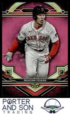 Masataka Yoshida #/125 Tourmaline 2024 Topps Triple Threads #92 Boston Red Sox