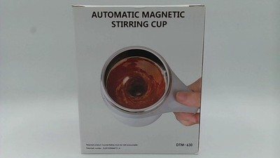 Chaivio Self Stirring Mug, Rechargeable Auto Magnetic Stirring Coffee Cup, White