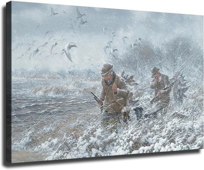 Armistice Day Blizzard Landscape Poster Art Print Canvas Wall Art Kitchen