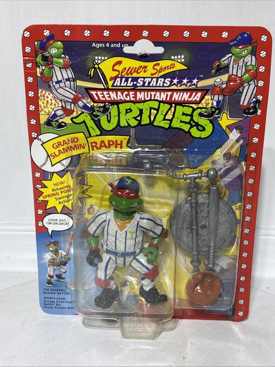1991 Teenage Mutant Ninja Turtles TMNT Sewer Sports Grand Slammin