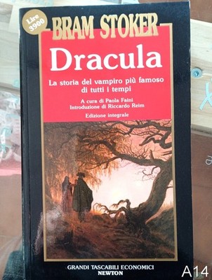 DRACULA von Bram Stoker - Buch ITALIENISCH A14