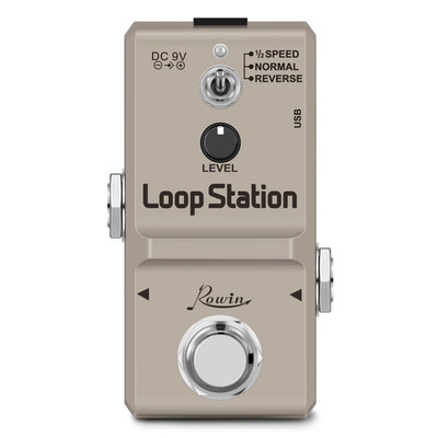Rowin LN-332S Loop Station Looper Pedal 10 Min Unlimited Overdubs True Bypass
