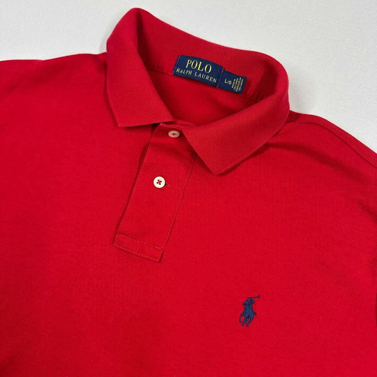 Polo Ralph Lauren Short Sleeve Red Shirts for Men for sale | eBay
