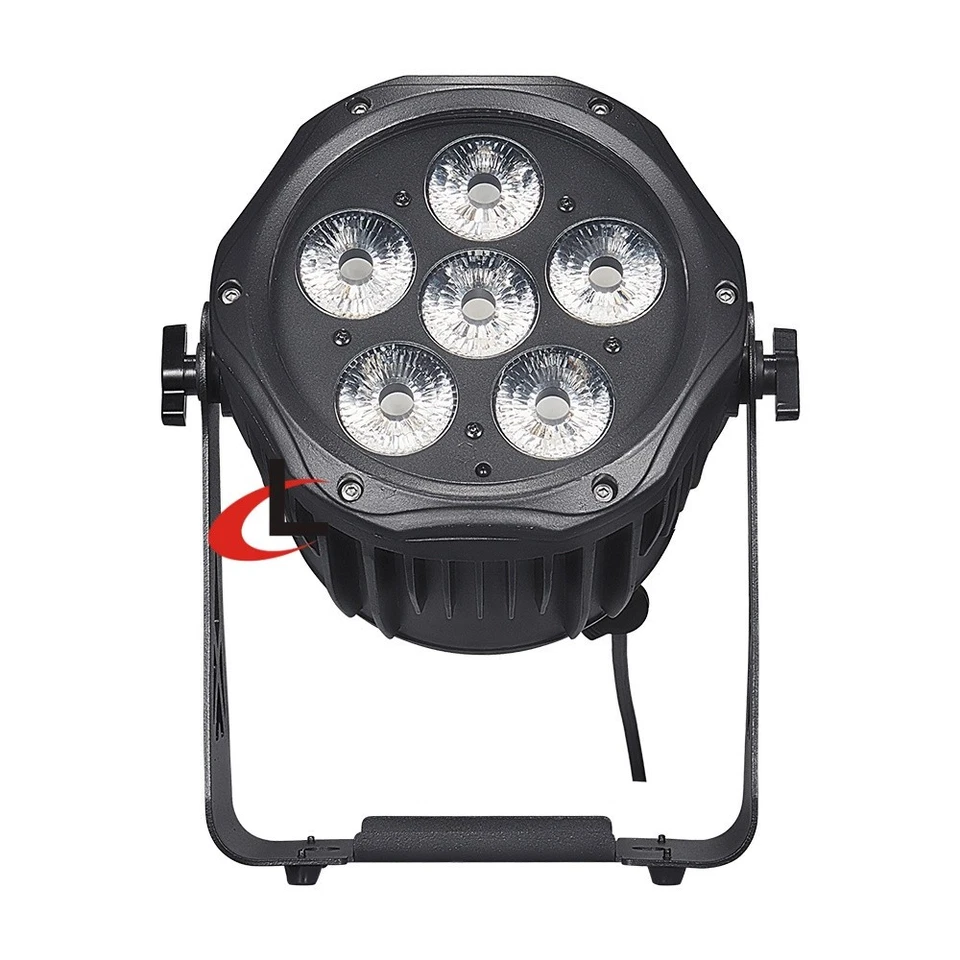 RGBWA+UV 6in1 Wireless DMX Battery Uplight 6x18W LED Par Can Lights for Wedding - Image 4 of 4