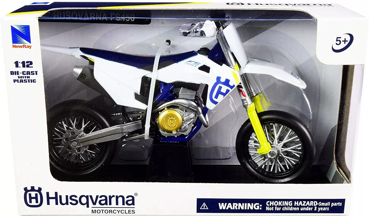 Neuf Ray 1:12 Husqvarna FC 450 Jouet Modèle Motocross Moto Enfants