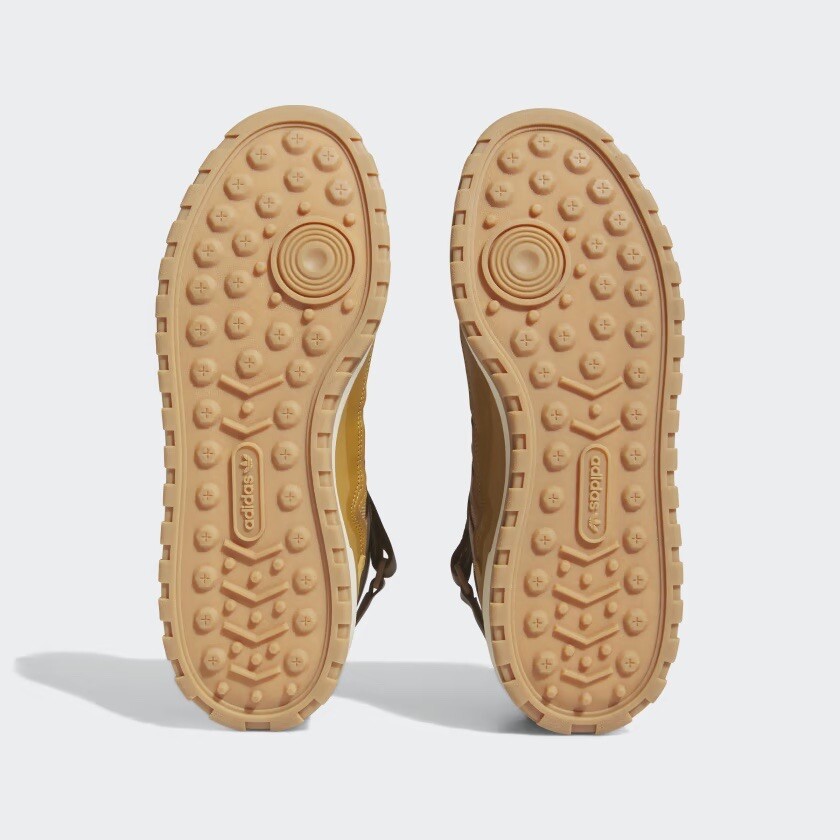 adidas Forum Boot Shoes - Unisex - Mesa / White / Gum - 9.5