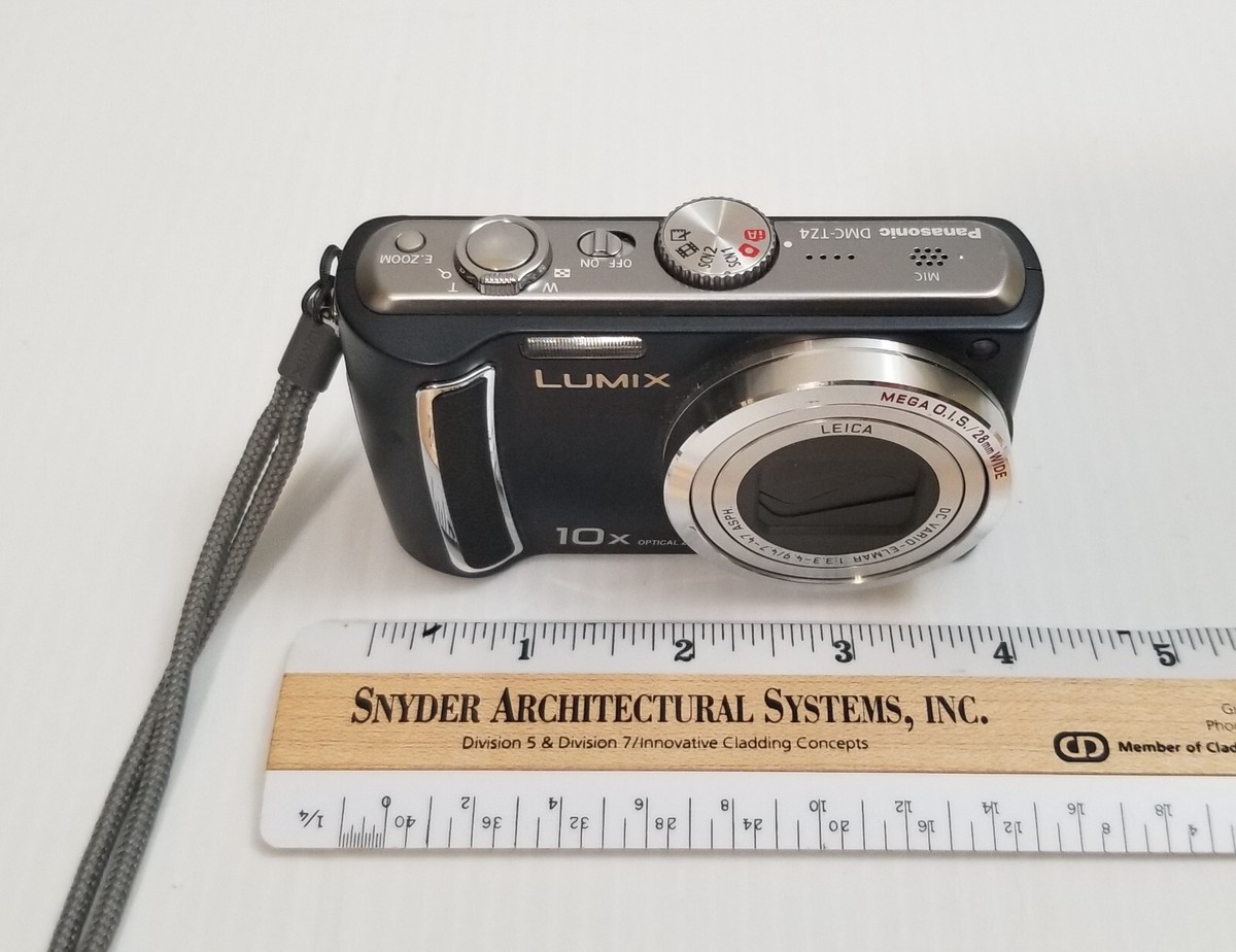 Panasonic Lumix DMC-TZ4 Digital Camera 10x Zoom 8.1MP Black/Gray