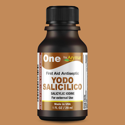 Arymar Yodo Blanco Iodine Antiseptic 1 Fl Oz (2-Pack) | First Aid For Wounds, 2% Solution