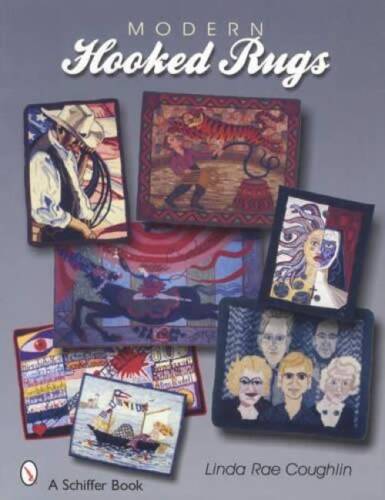 Modern Hooked Rugs Collectors Reference - Wool Folk Art, Floral Icons & More - Picture 1 of 5
