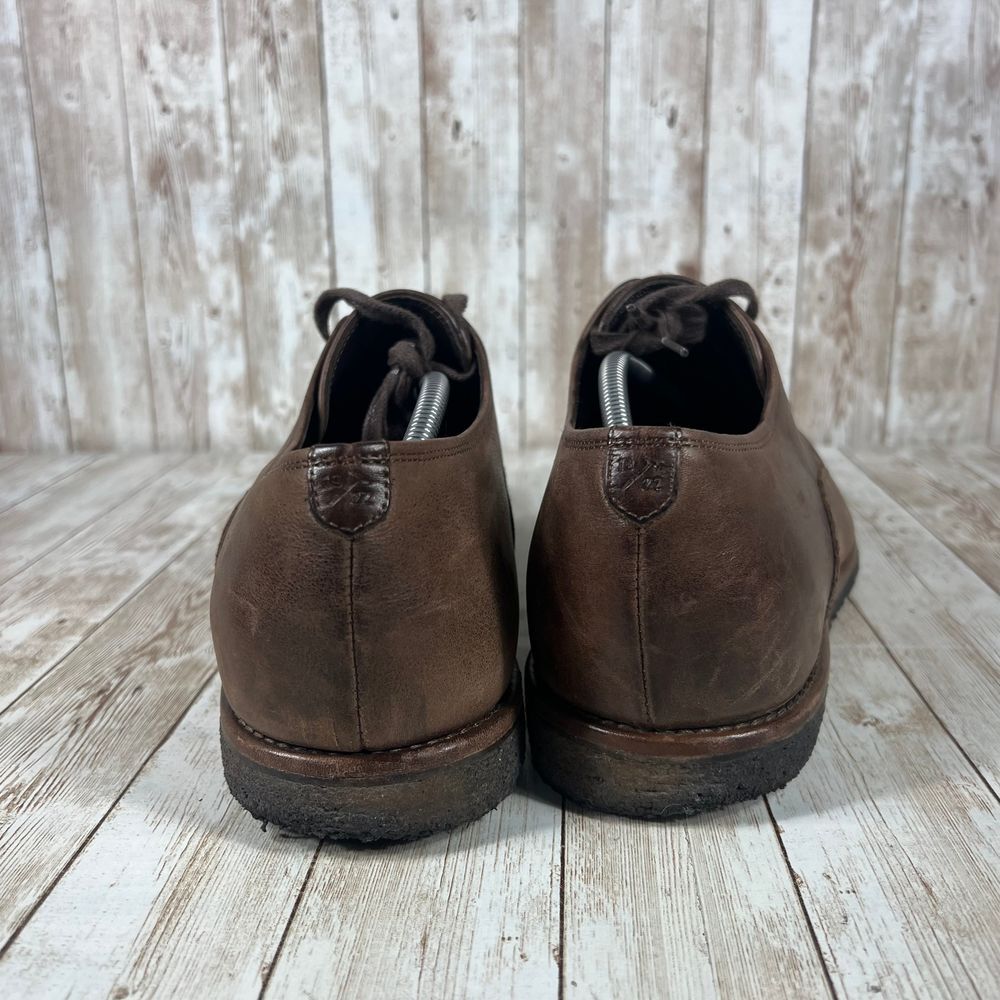 SAOLA Scarpe derby Allen Edmonds artigianali in pelle marrone abito classico casual