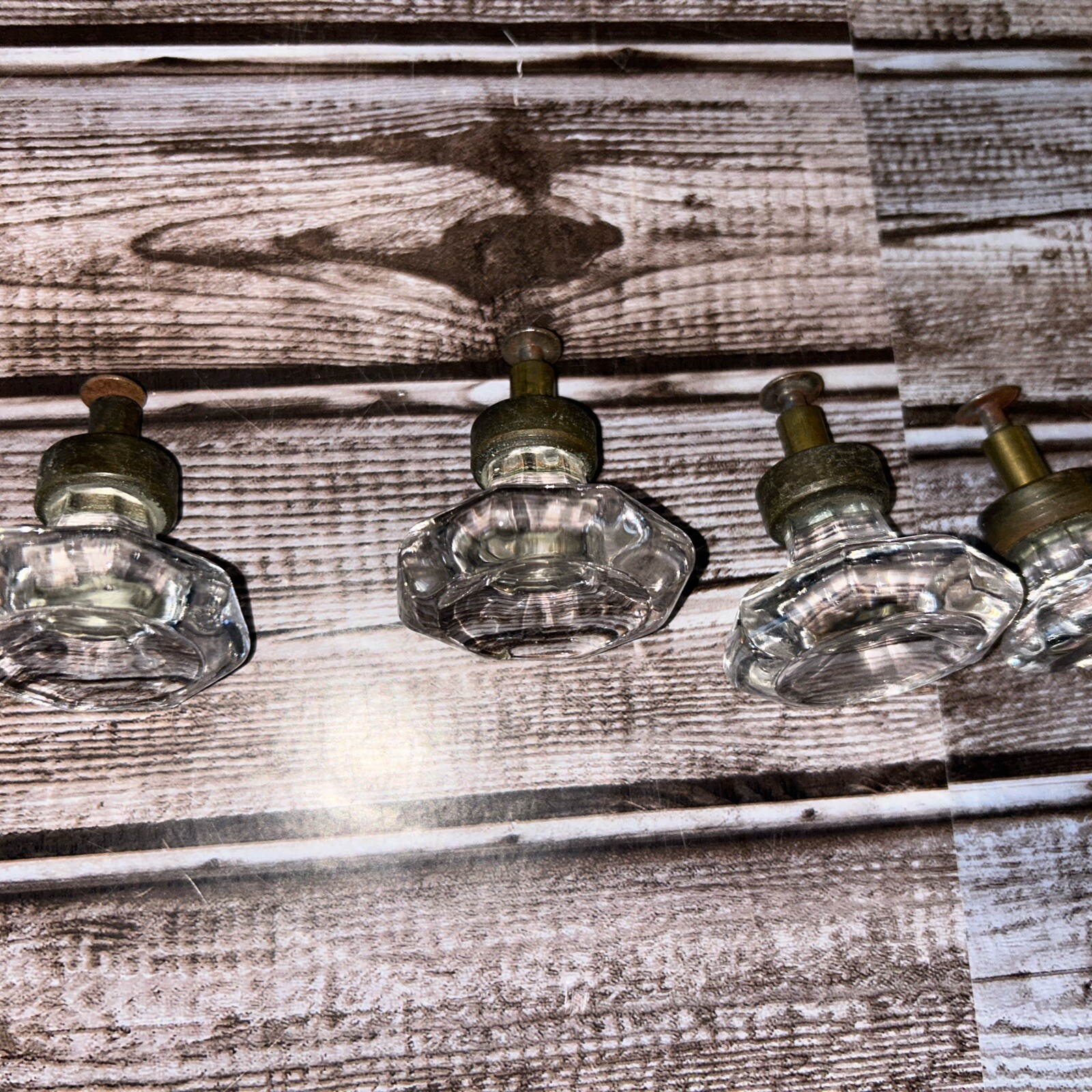 6 Various Vintage Glass Drawer Pulls/knobs eBay