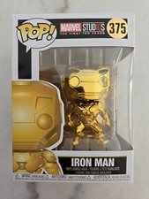 Funko POP! - Marvel Studios - Iron Man #375 The First Ten Years Gold Chrome
