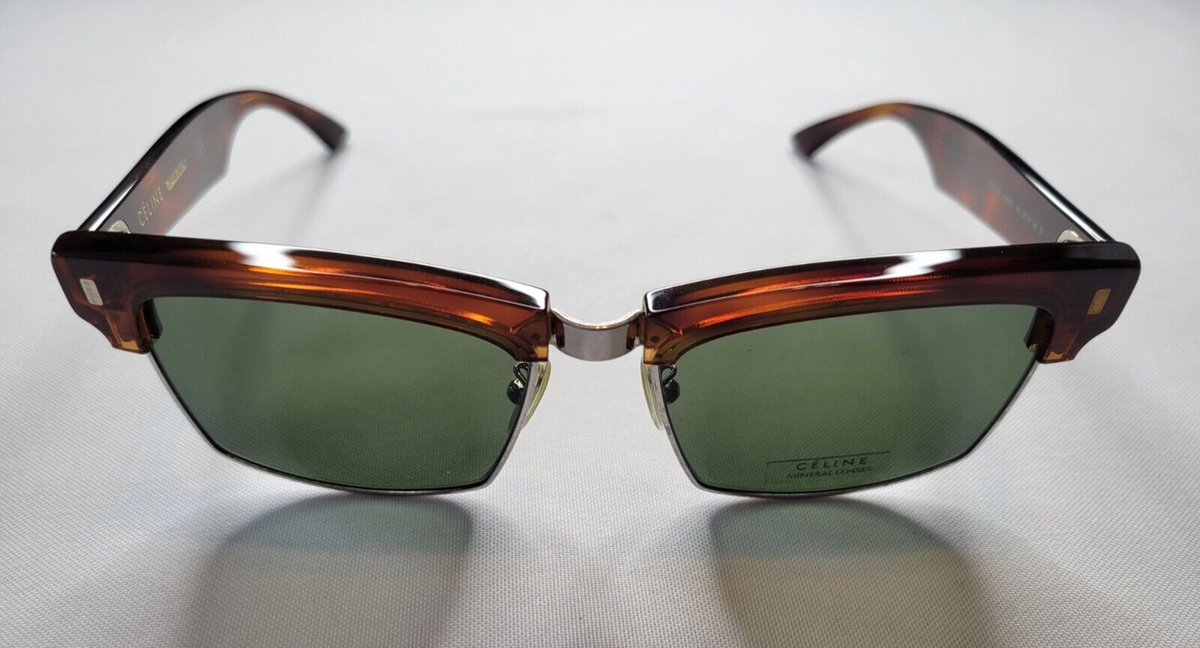 CELINE CL40054U 18N HAVANA DISTRESSED SILVER SUNGLASSES MADE  display picture 2