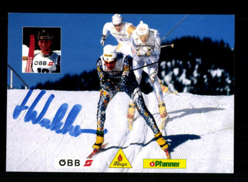 Tarjeta de autógrafo Achim Walcher original firmada esquí +1 - Imagen 1 de 2