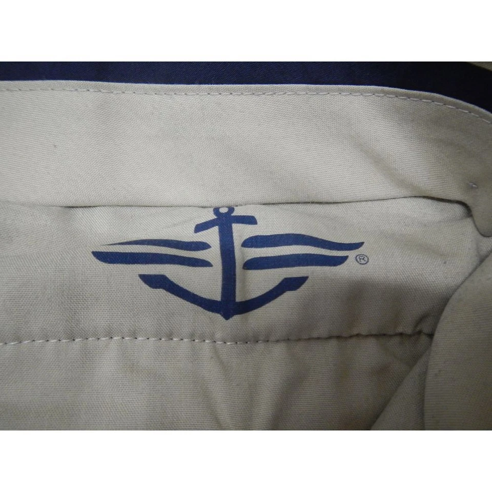 Dockers Classic Fit Chino Pants Men's 40x32 Flat Front Blue 100% Cotton - Image 4 of 4