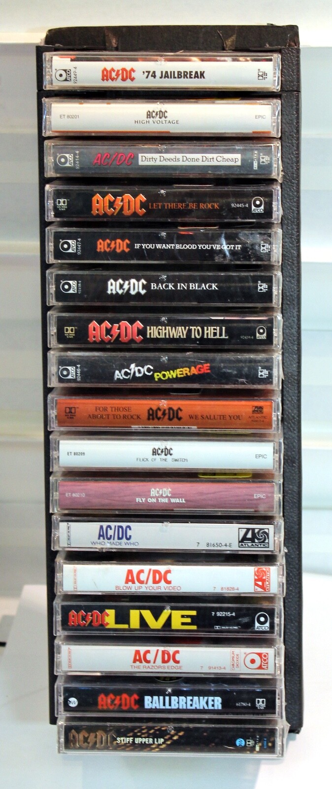 AC/DC - 17 NEW/SEALED remastered cassette tapes in a custom box set lot ...