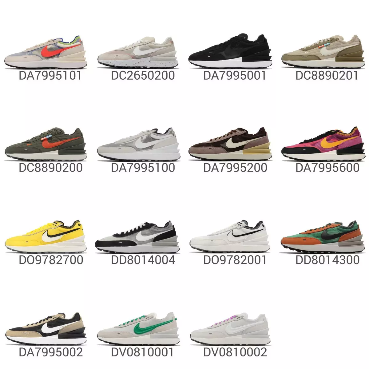 Nike Waffle One Sacai Men Casual Lifestyle Fashion Streetstyle Shoes Pick 1