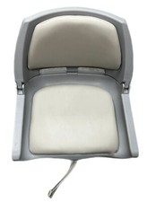 Springfield Marine Gray Traveler Folding Seat W/ Cushions 1061100-C