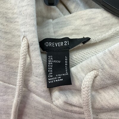 Pull court Forever 21 pour femme Petit gris à manches longues