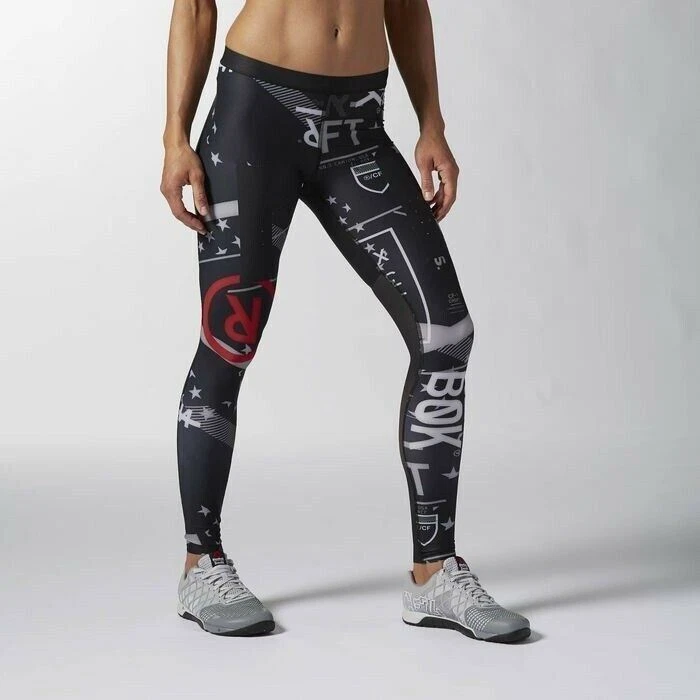 Hej hej månedlige bluse AB4225] Womens Reebok RCF Crossfit Compression Tights - Black | eBay